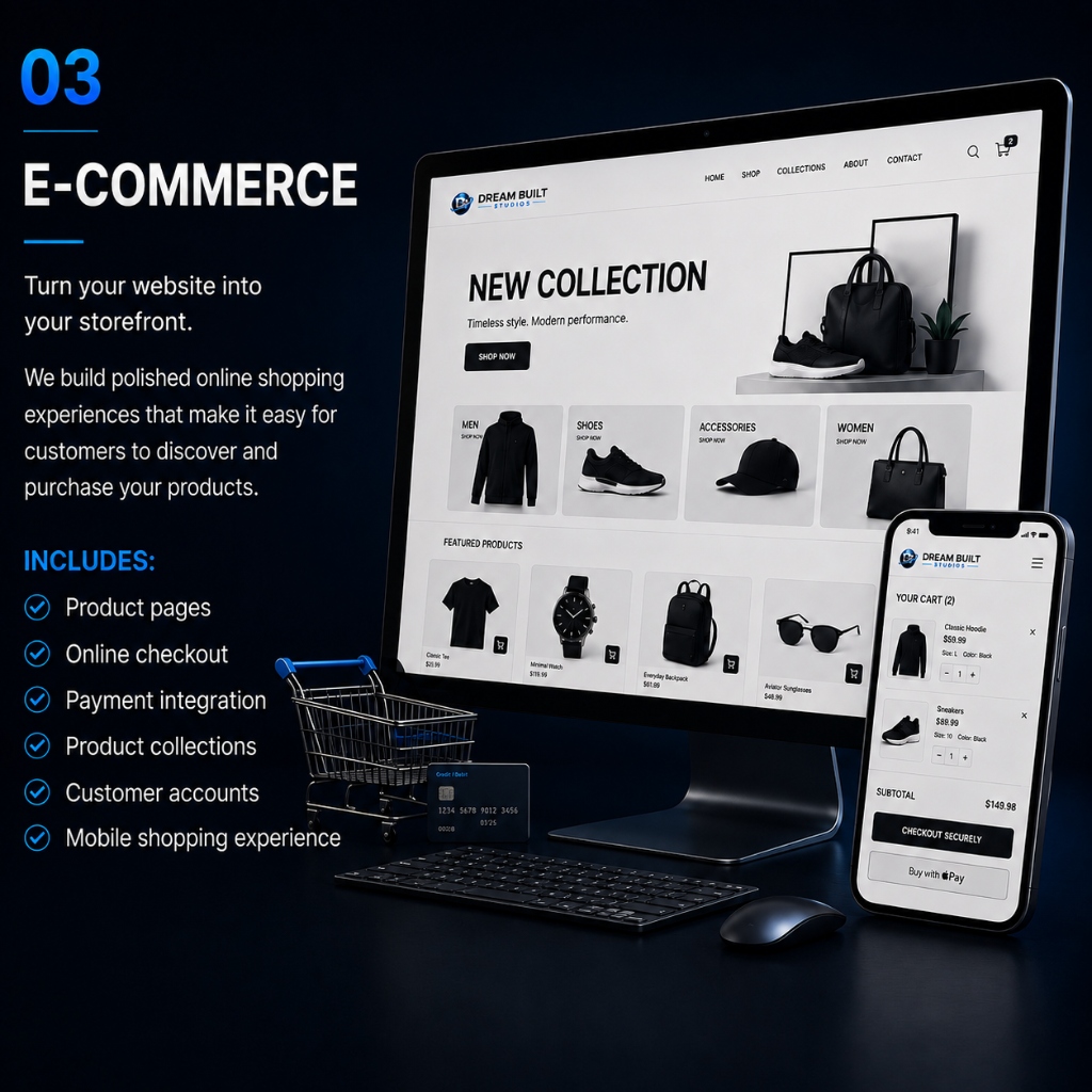 03 E-Commerce - Dream Built Studios